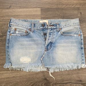 VINTAGE HOLLISTER JEAN SKIRT SIZE 7